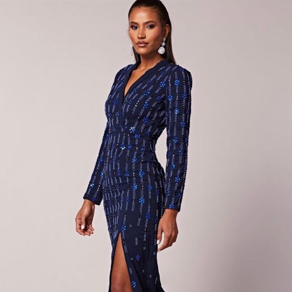 Virgo’s Lounge Navy blue dress
